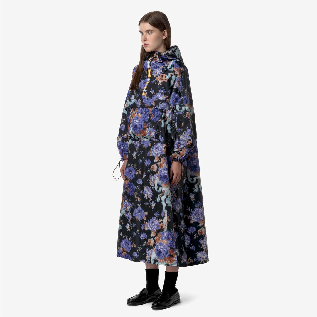 Jackets Unisex THEREL GRAPHIC UJ PONCHO COBALT Detail (jpg Rgb)			