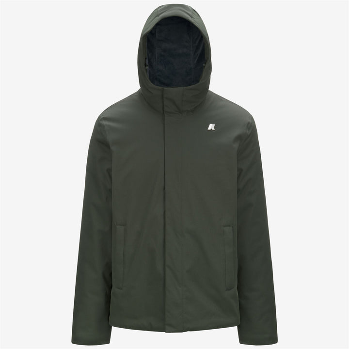 Jackets Man JACKO TWILL MARMOTTA Short GREEN B-BLUE A Photo (jpg Rgb)			