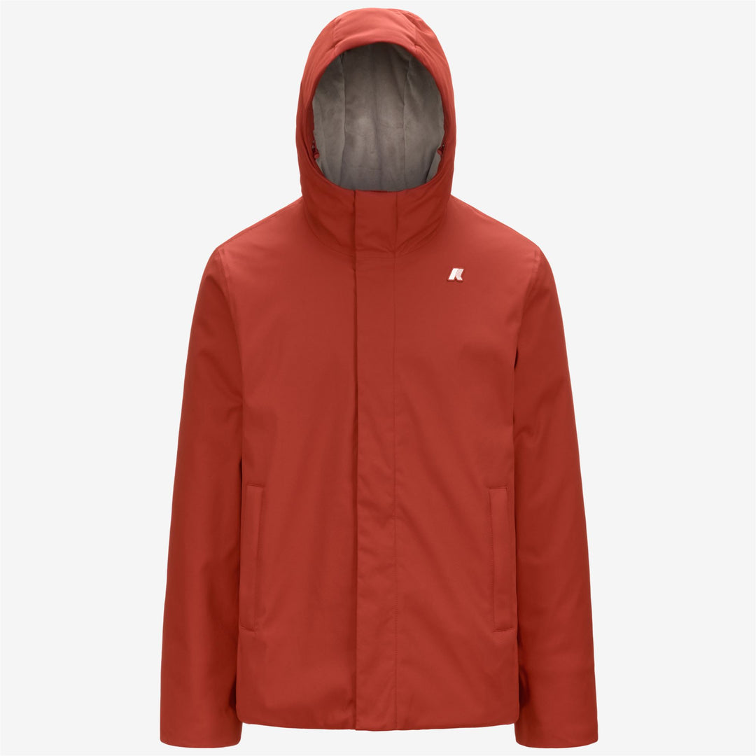 Jackets Man JACKO TWILL MARMOTTA Short RED P-GREY B Photo (jpg Rgb)			