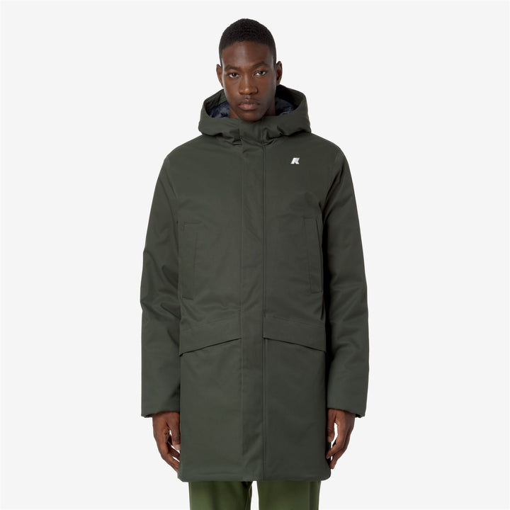 Jackets Man JARNO TWILL MARMOTTA Short GREEN B-BLUE A Dressed Back (jpg Rgb)		