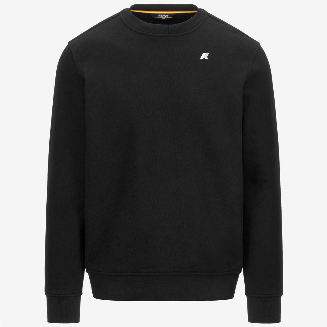 Fleece Man BAPTISTE HEAVY FLEECE Jumper BLACK PURE Photo (jpg Rgb)			