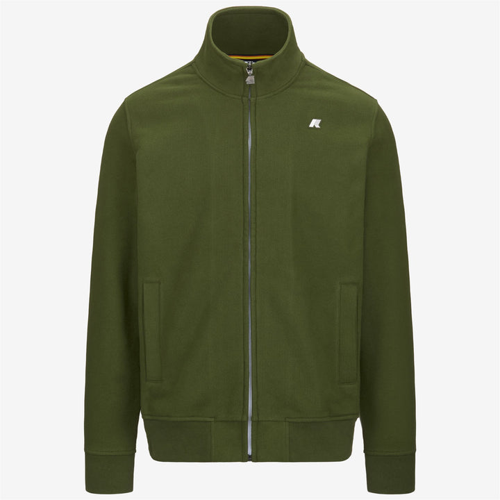 Fleece Man FINN HEAVY FLEECE Jacket GREEN CYPRESS Photo (jpg Rgb)			