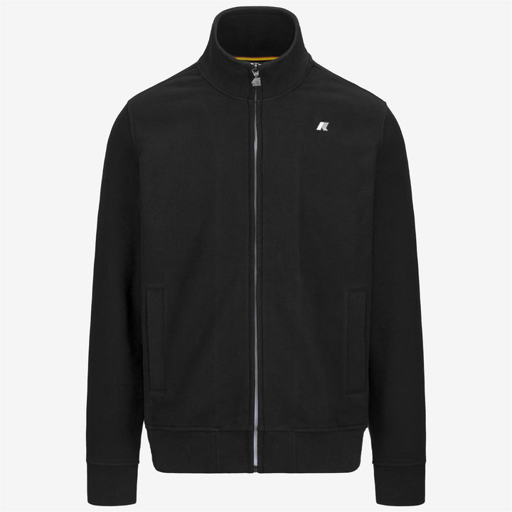 Fleece Man FINN HEAVY FLEECE Jacket BLACK PURE Photo (jpg Rgb)			