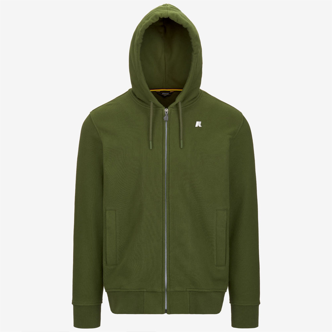 Fleece Man ANTHONY HEAVY FLEECE Jacket GREEN CYPRESS Photo (jpg Rgb)			