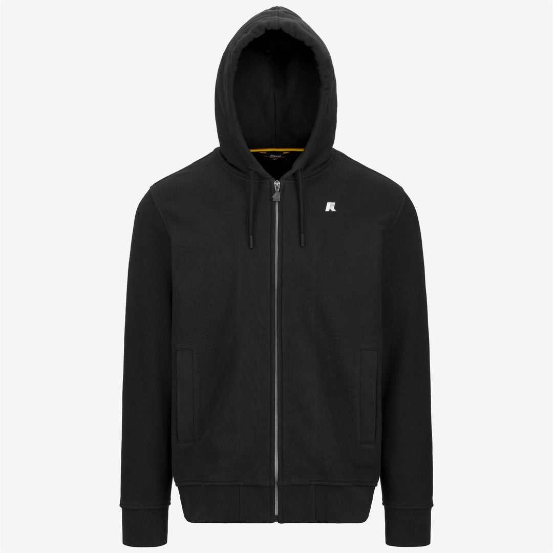 Fleece Man ANTHONY HEAVY FLEECE Jacket BLACK PURE Photo (jpg Rgb)			