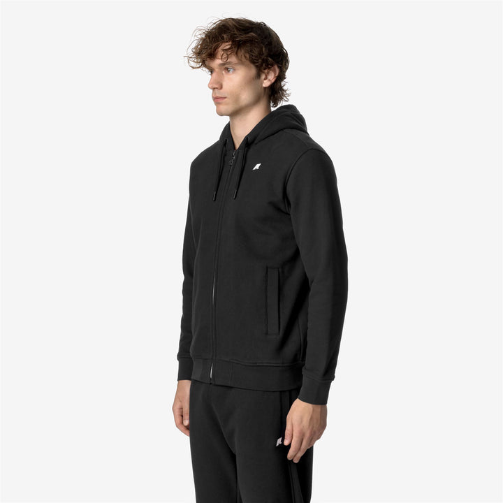 Fleece Man ANTHONY HEAVY FLEECE Jacket BLACK PURE Detail (jpg Rgb)			