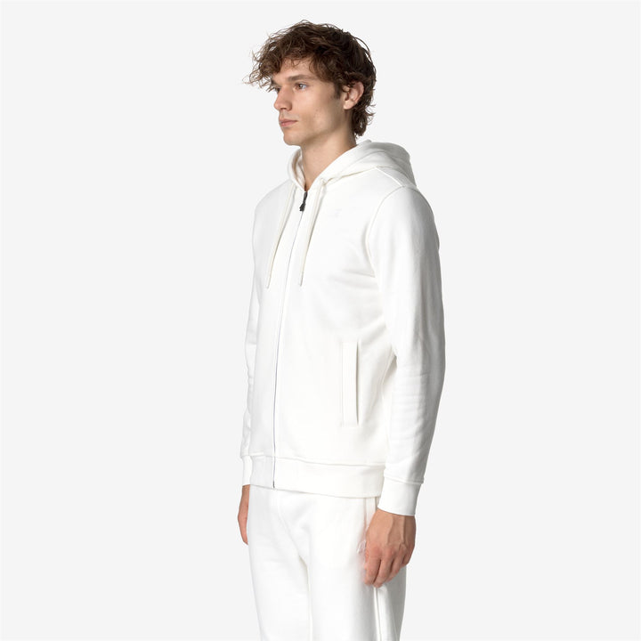 Fleece Man ANTHONY HEAVY FLEECE Jacket WHITE GARDENIA Detail (jpg Rgb)			