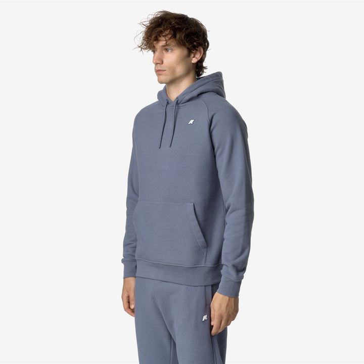 Fleece Man ALBAN HEAVY FLEECE Jumper GREY BLUE AVIO Detail (jpg Rgb)			