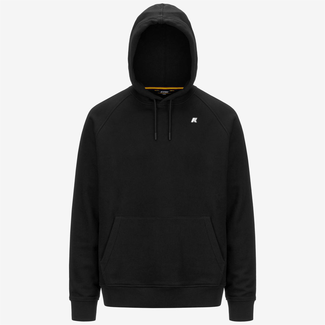 Fleece Man ALBAN HEAVY FLEECE Jumper BLACK PURE Photo (jpg Rgb)			