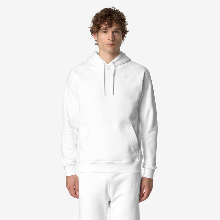 Fleece Man ALBAN HEAVY FLEECE Jumper WHITE GARDENIA Dressed Back (jpg Rgb)		