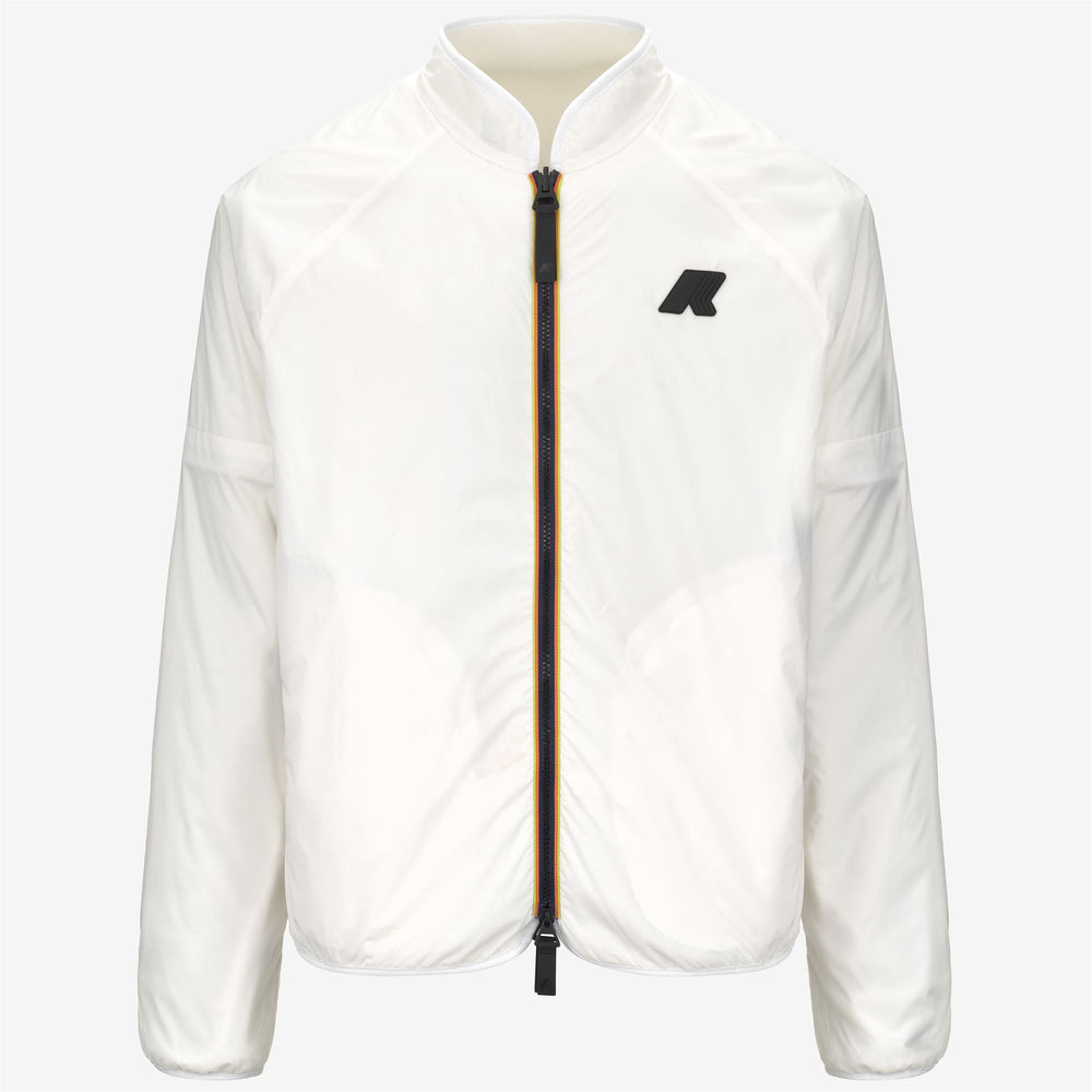 Fleece Man BESSANS Jacket WHITE G-WHITE G Dressed Front (jpg Rgb)	