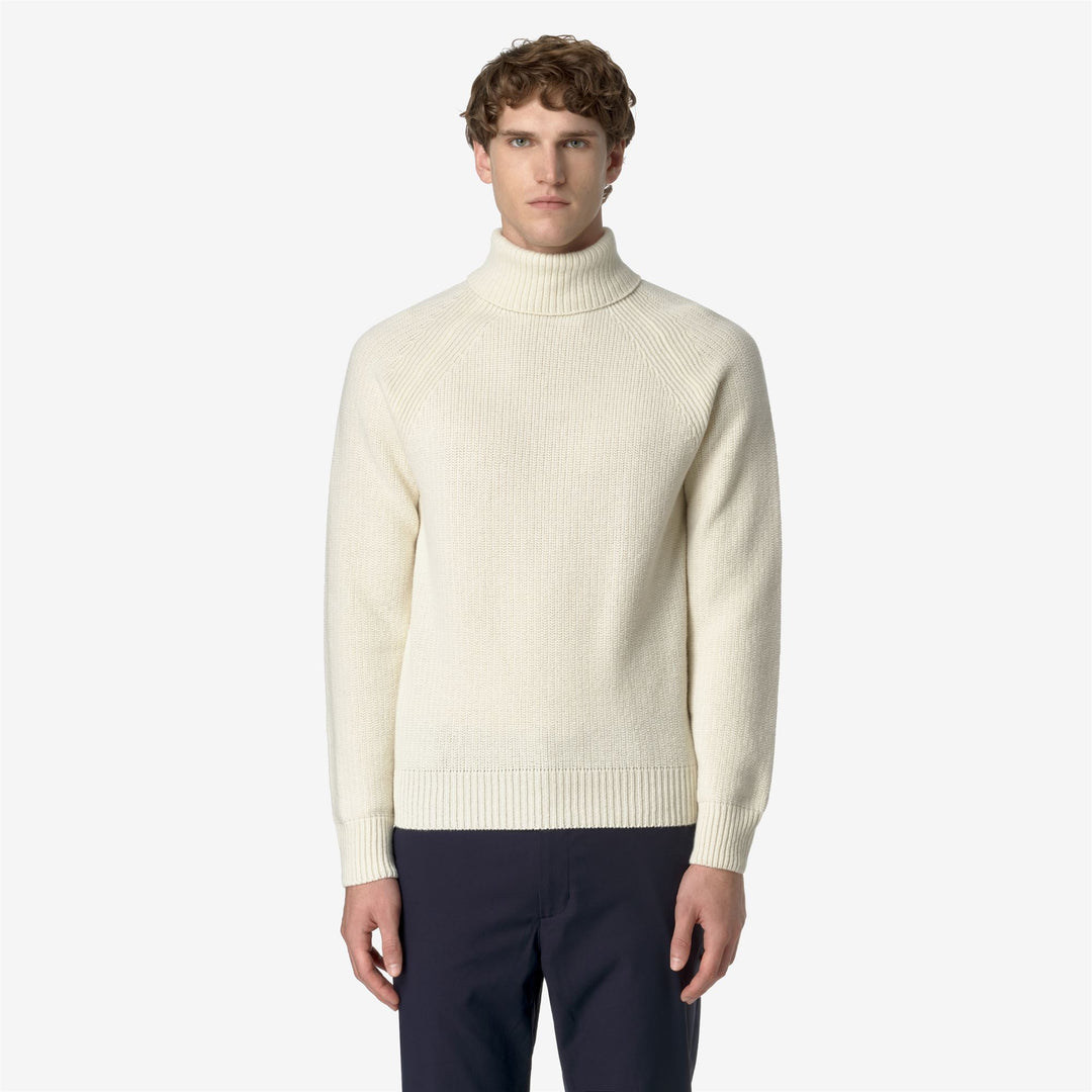 KNITWEAR Man VIRGIL MERINO Pull Over WHITE TOFU Dressed Back (jpg Rgb)		