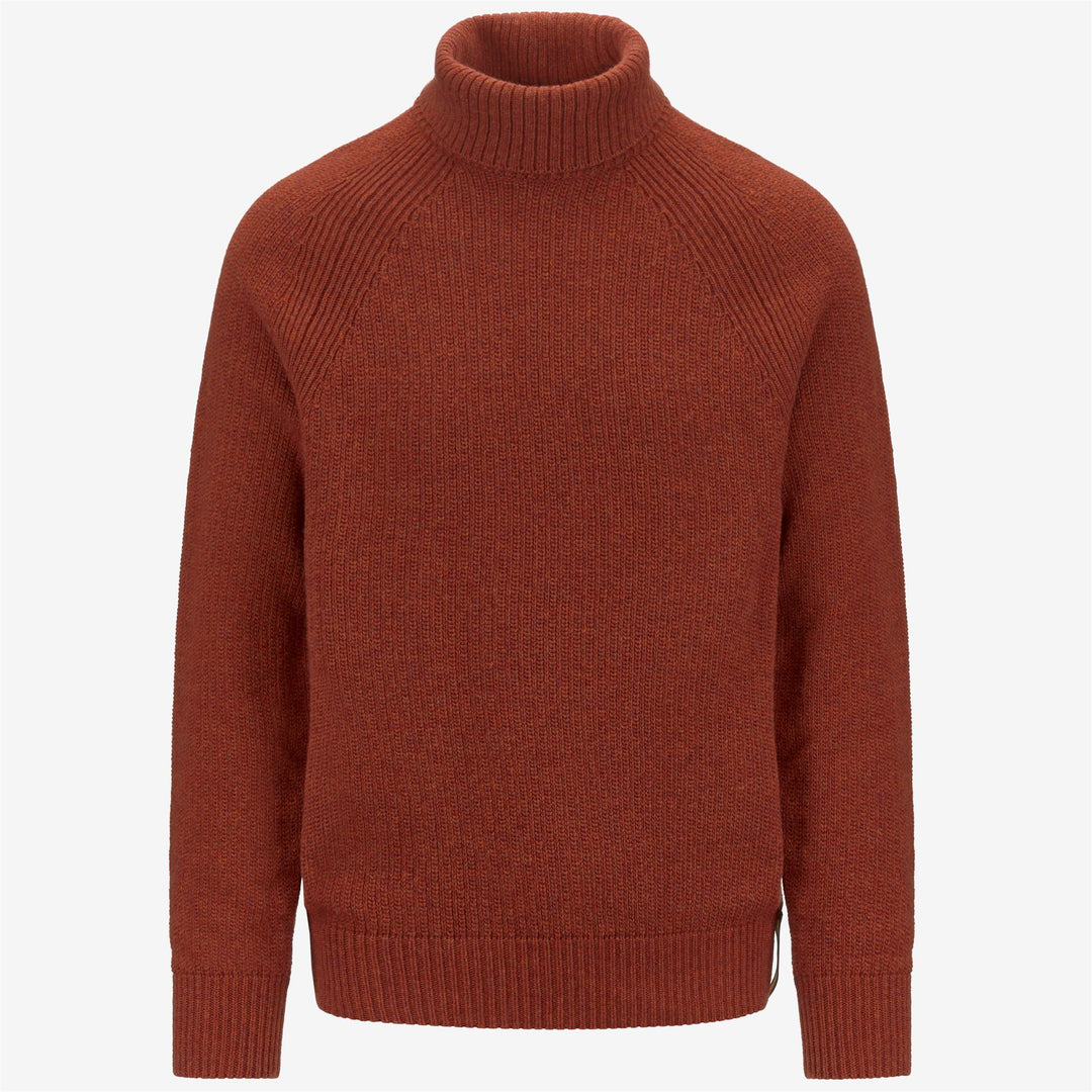 KNITWEAR Man VIRGIL MERINO Pull Over BROWN REDDISH Photo (jpg Rgb)			