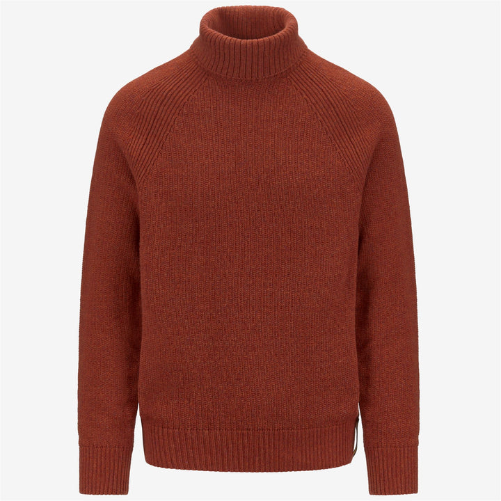 KNITWEAR Man VIRGIL MERINO Pull Over BROWN REDDISH Photo (jpg Rgb)			