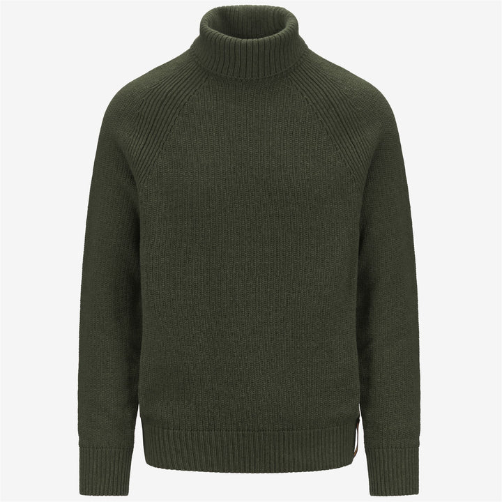 KNITWEAR Man VIRGIL MERINO Pull Over GREEN RIFLE Photo (jpg Rgb)			