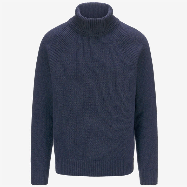 KNITWEAR Man VIRGIL MERINO Pull Over BLUE SEA Photo (jpg Rgb)			