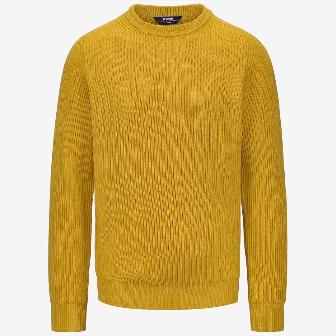 KNITWEAR Man VERIN WOOL MERINO BLEND Pull Over YELLOW GOLDEN ROD Photo (jpg Rgb)			