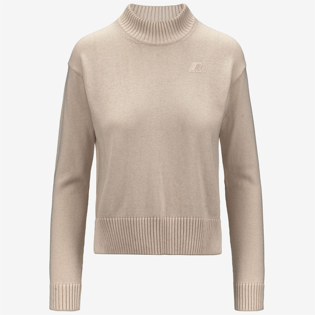 KNITWEAR Woman AGATA COTTON CASHMERE Pull Over BEIGE Photo (jpg Rgb)			