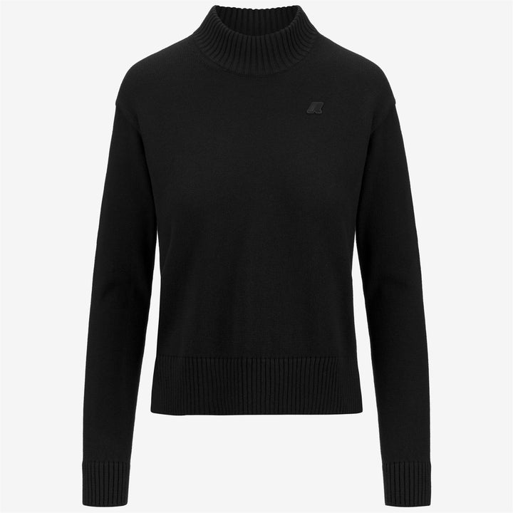 KNITWEAR Woman AGATA COTTON CASHMERE Pull Over BLACK PURE Photo (jpg Rgb)			