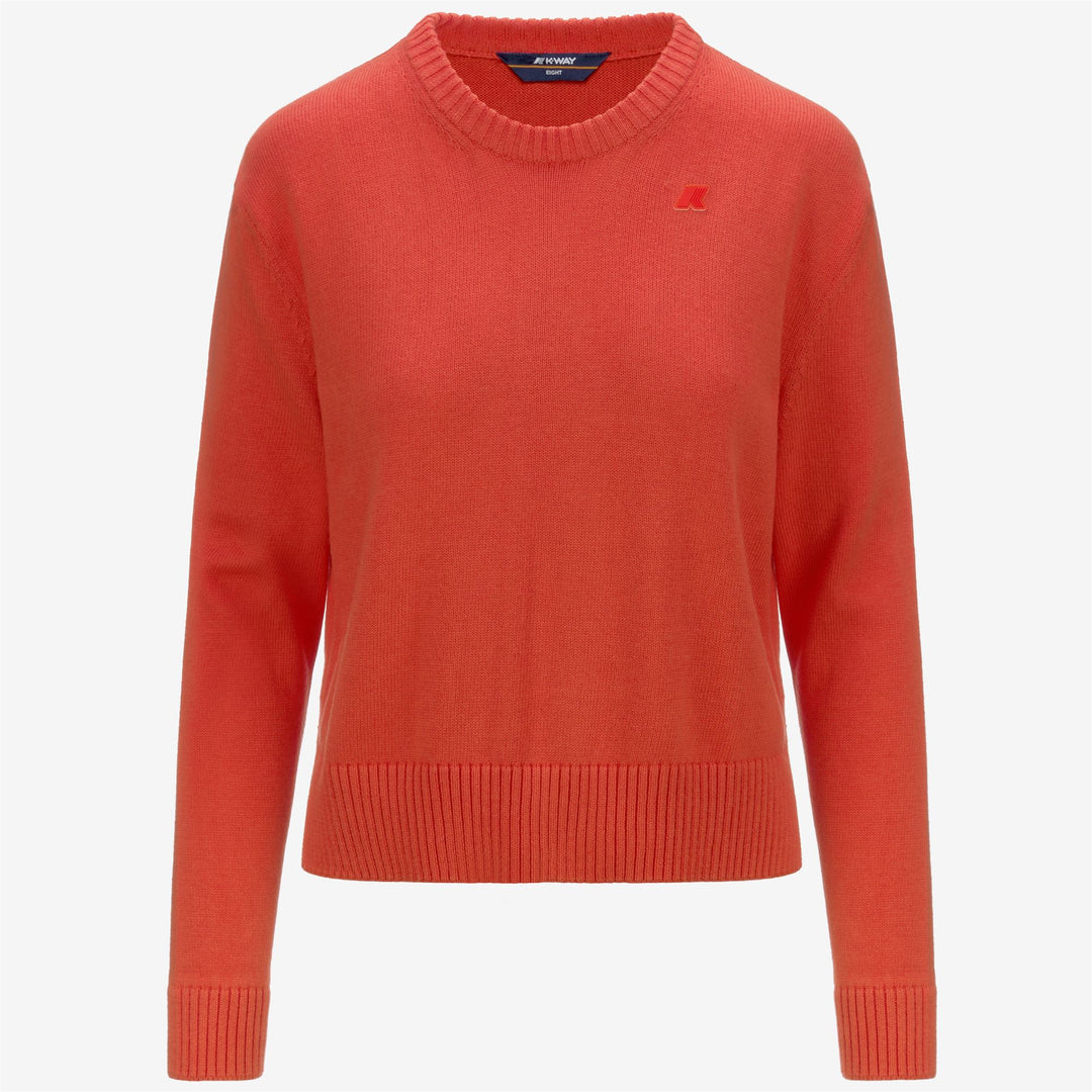 KNITWEAR Woman DOMITINE COTTON CASHMERE Pull Over RED PAPAVERO Photo (jpg Rgb)			