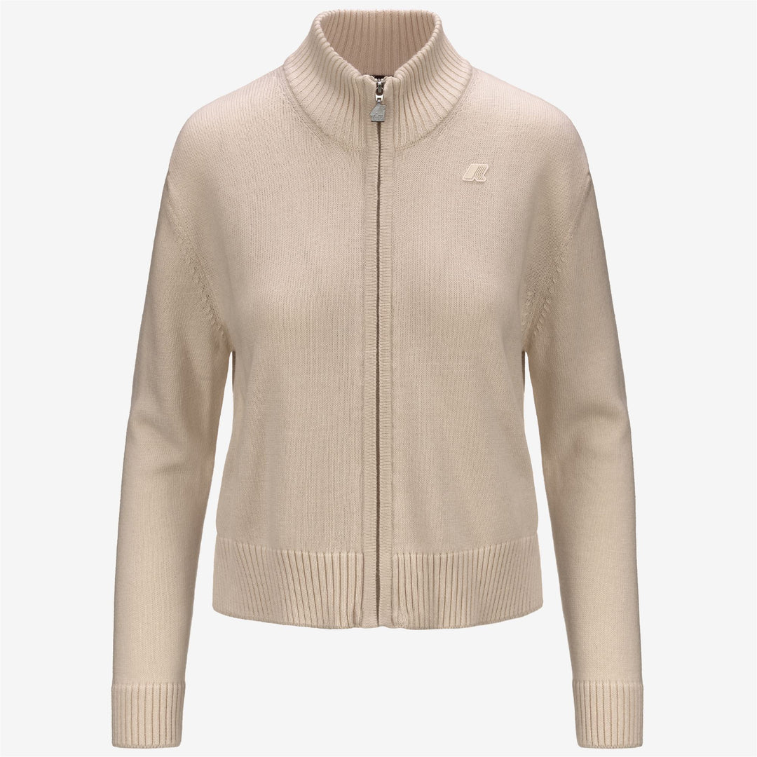 KNITWEAR Woman BETINNE COTTON CASHMERE Jacket BEIGE Photo (jpg Rgb)			