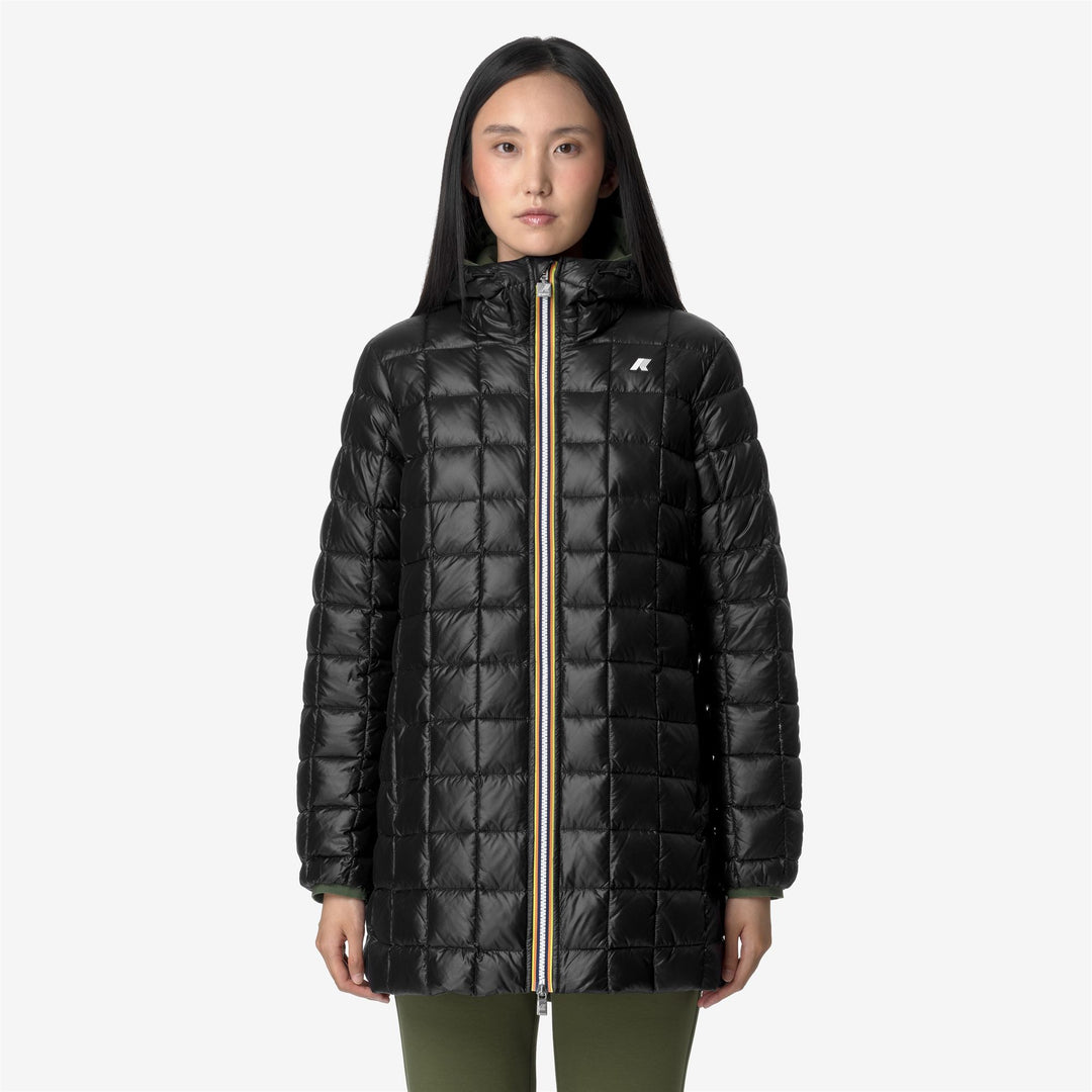 Jackets Woman SOPHIE ST THERMO DOUBLE Mid GREEN C-BLACK P Detail Double				