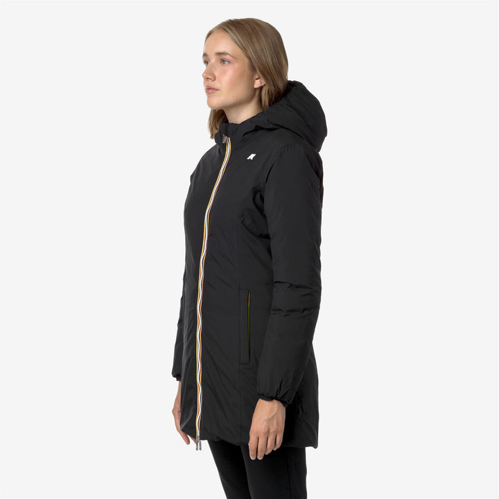 Jackets Woman SOPHIE ST THERMO DOUBLE Mid BLACK P-PINK T Detail (jpg Rgb)			