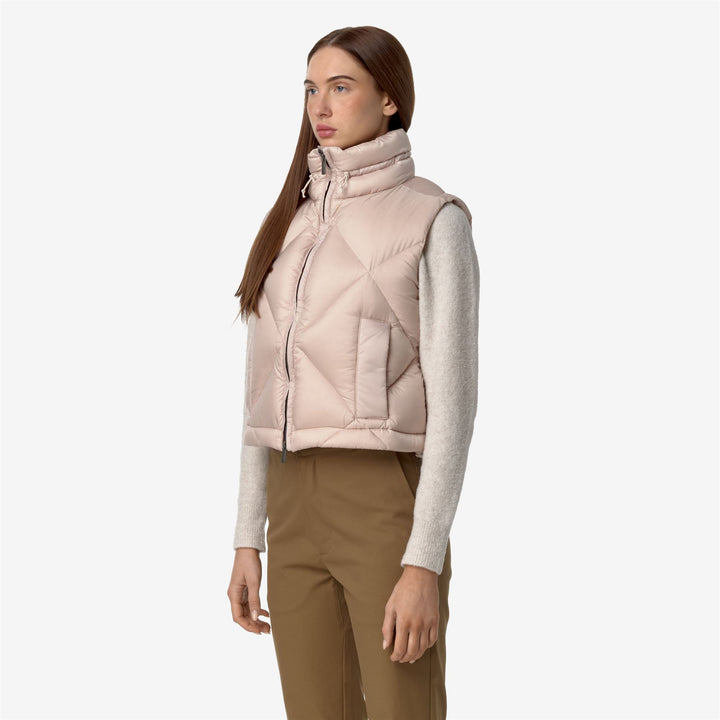 Jackets Woman WILL SUPER LIGHT THERMO HEAVY Vest PINK TINT Detail (jpg Rgb)			