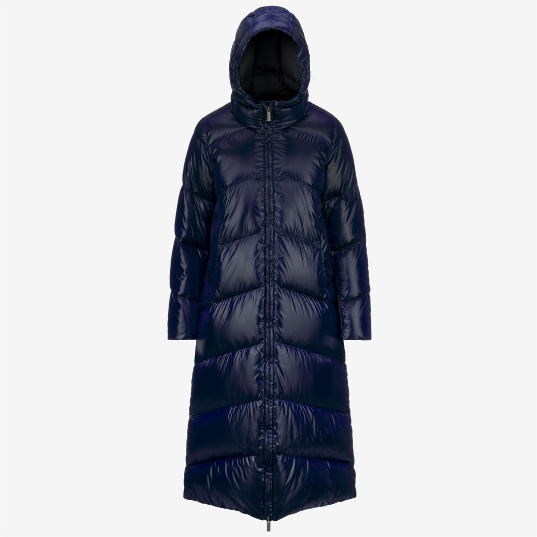 Jackets Woman NEIVEL CRYSTAL CHINTZ THERMO HEAVY Long BLUE DEPTH CHINTZ Photo (jpg Rgb)			