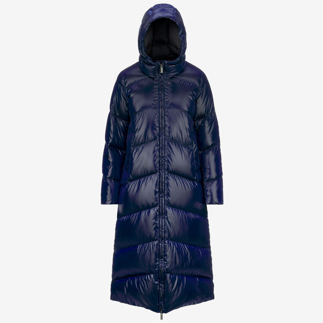 Jackets Woman NEIVEL CRYSTAL CHINTZ THERMO HEAVY Long BLUE DEPTH CHINTZ Photo (jpg Rgb)			