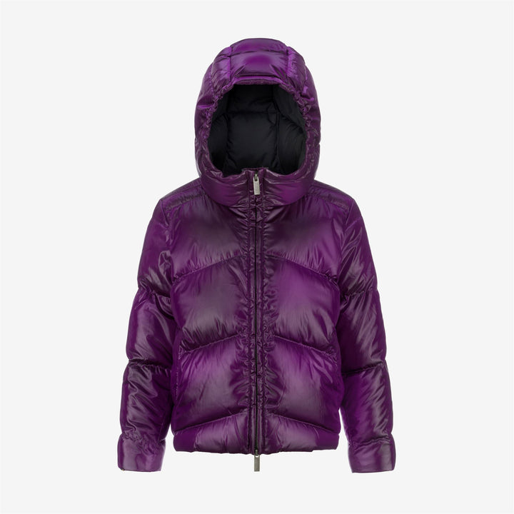 Jackets Girl P. NINEV CRYSTAL CHINTZ THERMO HEAVY Short VIOLET DK PURPLE CHINTZ Photo (jpg Rgb)			