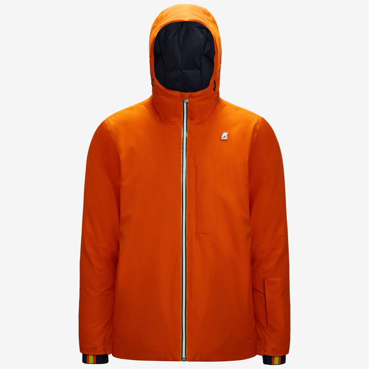 Jackets Man Edward Micro Twill Mid ORANGE RUST - BLUE MEDIEVAL Photo (jpg Rgb)			