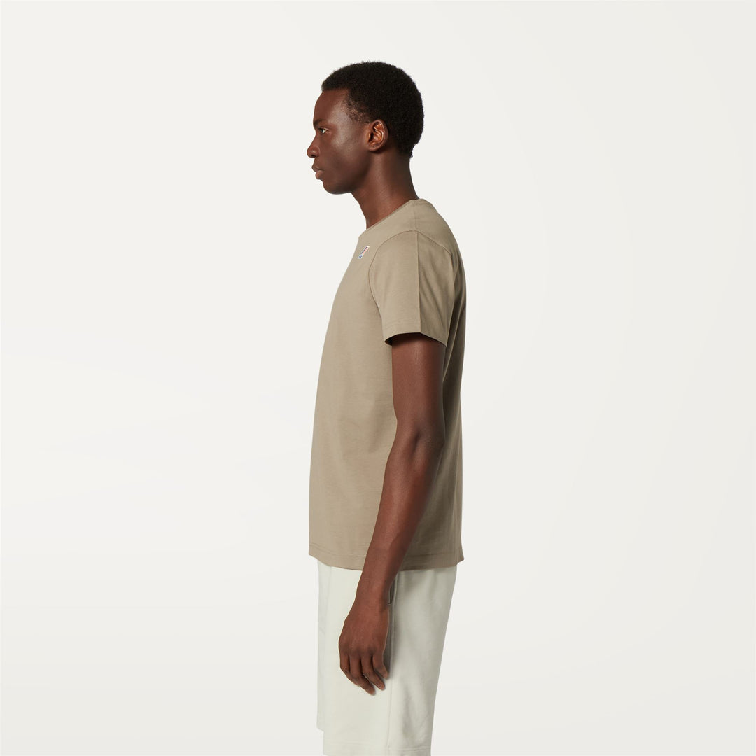 T-ShirtsTop Unisex LE VRAI EDOUARD T-Shirt BEIGE TAUPE Detail (jpg Rgb)			