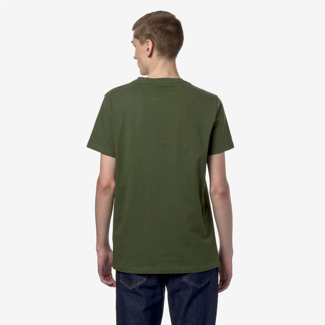 T-ShirtsTop Man Sigur T-Shirt GREEN CYPRESS Dressed Front Double		