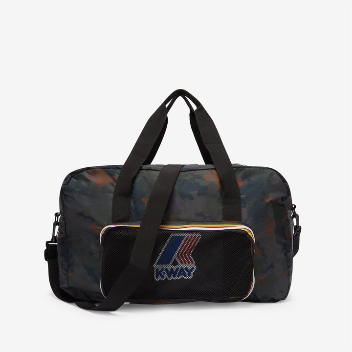 Bags Unisex LE VRAI 3.0 EMILIEN GRAPHIC Duffle CAMO GREEN BLK Photo (jpg Rgb)			