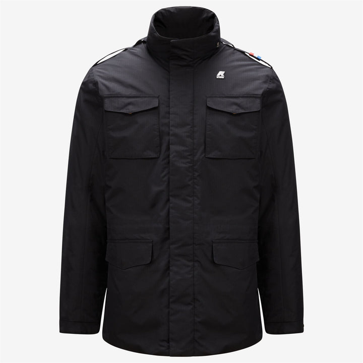 Jackets Man MANFIELD RIPSTOP MARMOTTA Mid BLACK PURE - BLUE DEPTH Photo (jpg Rgb)			