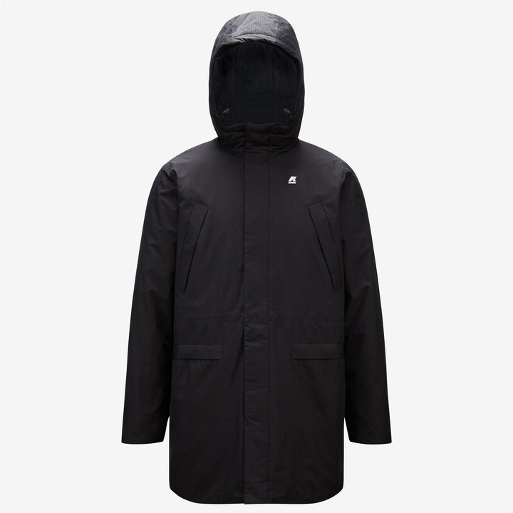 Jackets Man REMI RIPSTOP MARMOTTA 3/4 Length BLACK PURE - BLUE DEPTH Photo (jpg Rgb)			