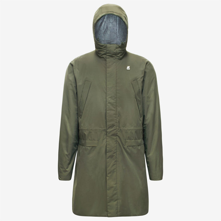 Jackets Man REMI RIPSTOP MARMOTTA 3/4 Length GREEN BLACKISH  - BLUE DEPTH Photo (jpg Rgb)			