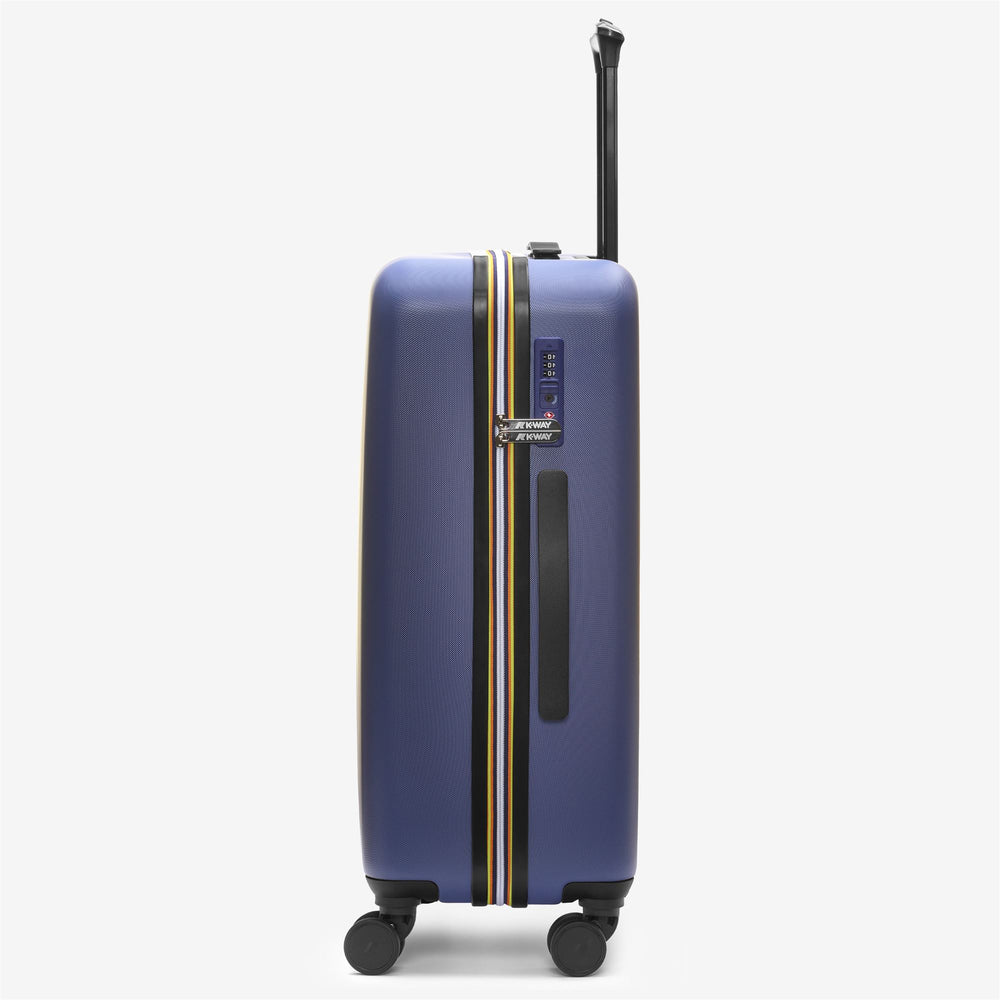 Luggage Bags Unisex TROLLEY MEDIUM Trolley BLUE IND-BLUE MD COBALT Dressed Front (jpg Rgb)	