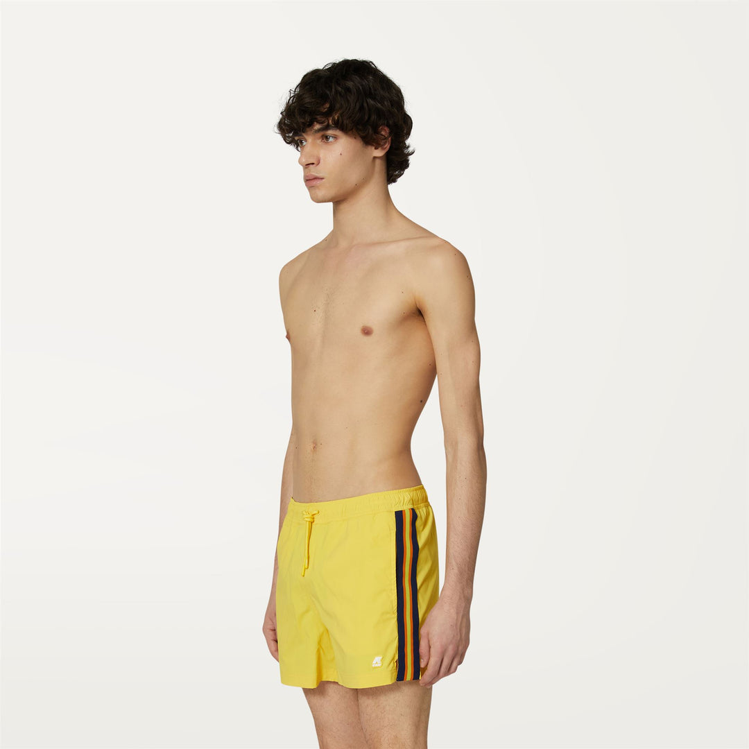 Bathing Suits Man SALT Swimming Trunk YELLOW SUNSTRUCK Detail (jpg Rgb)			