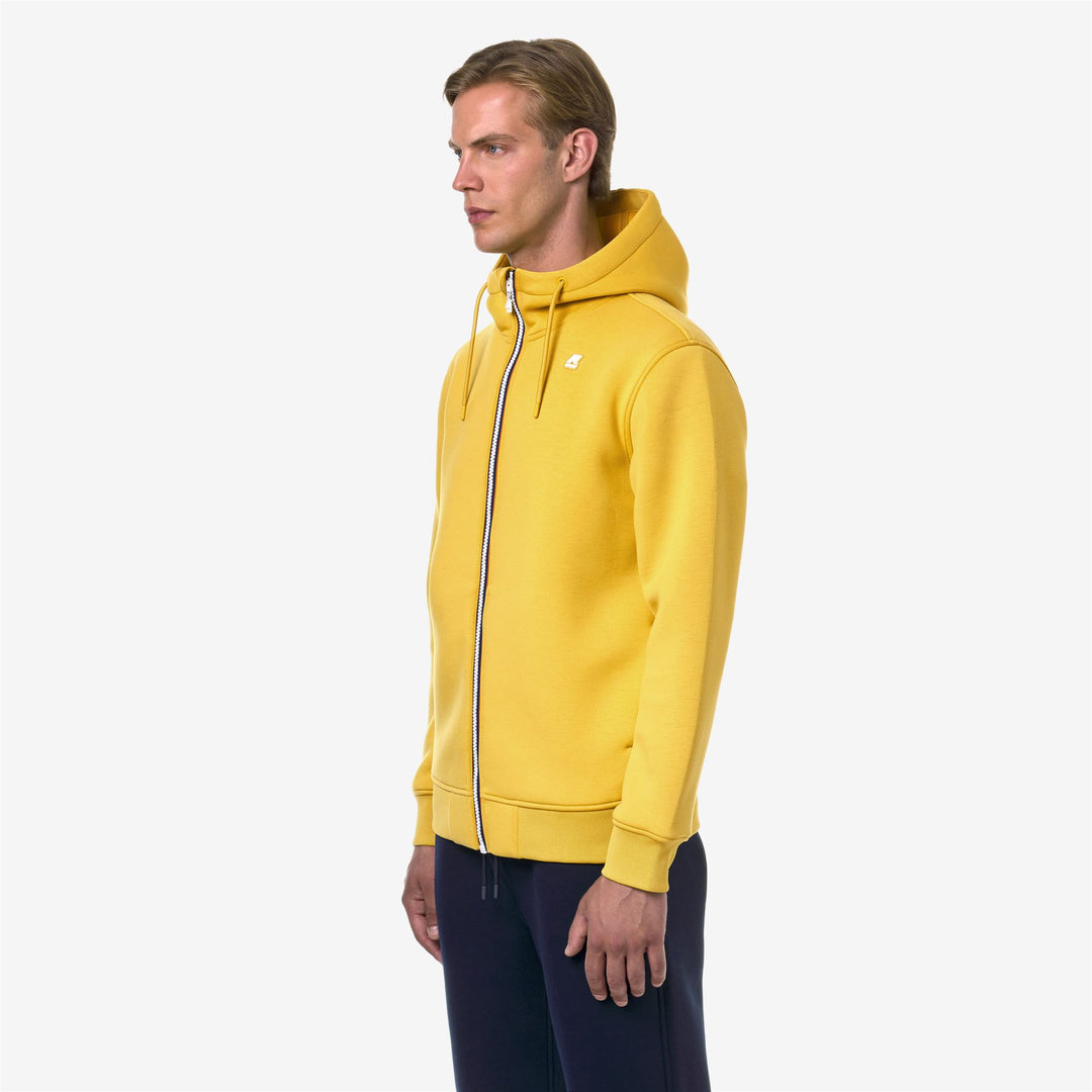 Fleece Man RAINER SPACER Jacket YELLOW ZAFFERANO Detail (jpg Rgb)			