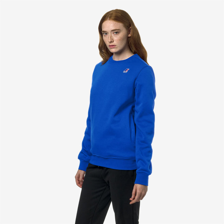 Fleece Unisex LE VRAI AUGUSTE HV POLY CO Jumper BLUE ROYAL MARINE Detail (jpg Rgb)			