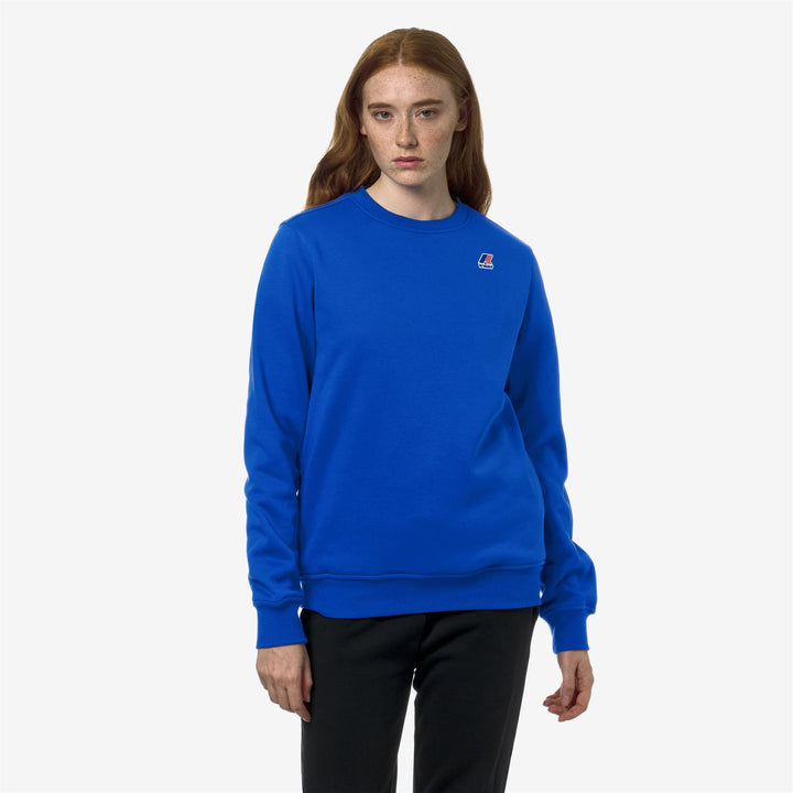 Fleece Unisex LE VRAI AUGUSTE HV POLY CO Jumper BLUE ROYAL MARINE Dressed Back (jpg Rgb)		