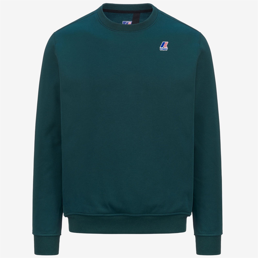 Fleece Unisex LE VRAI AUGUSTE HV POLY CO Jumper GREEN PETROL Photo (jpg Rgb)			