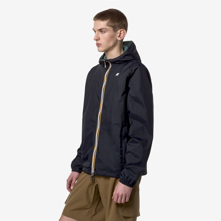 Jackets Man JAKE PLUS.2 DOUBLE Short BLUE D-GREEN P Detail (jpg Rgb)			