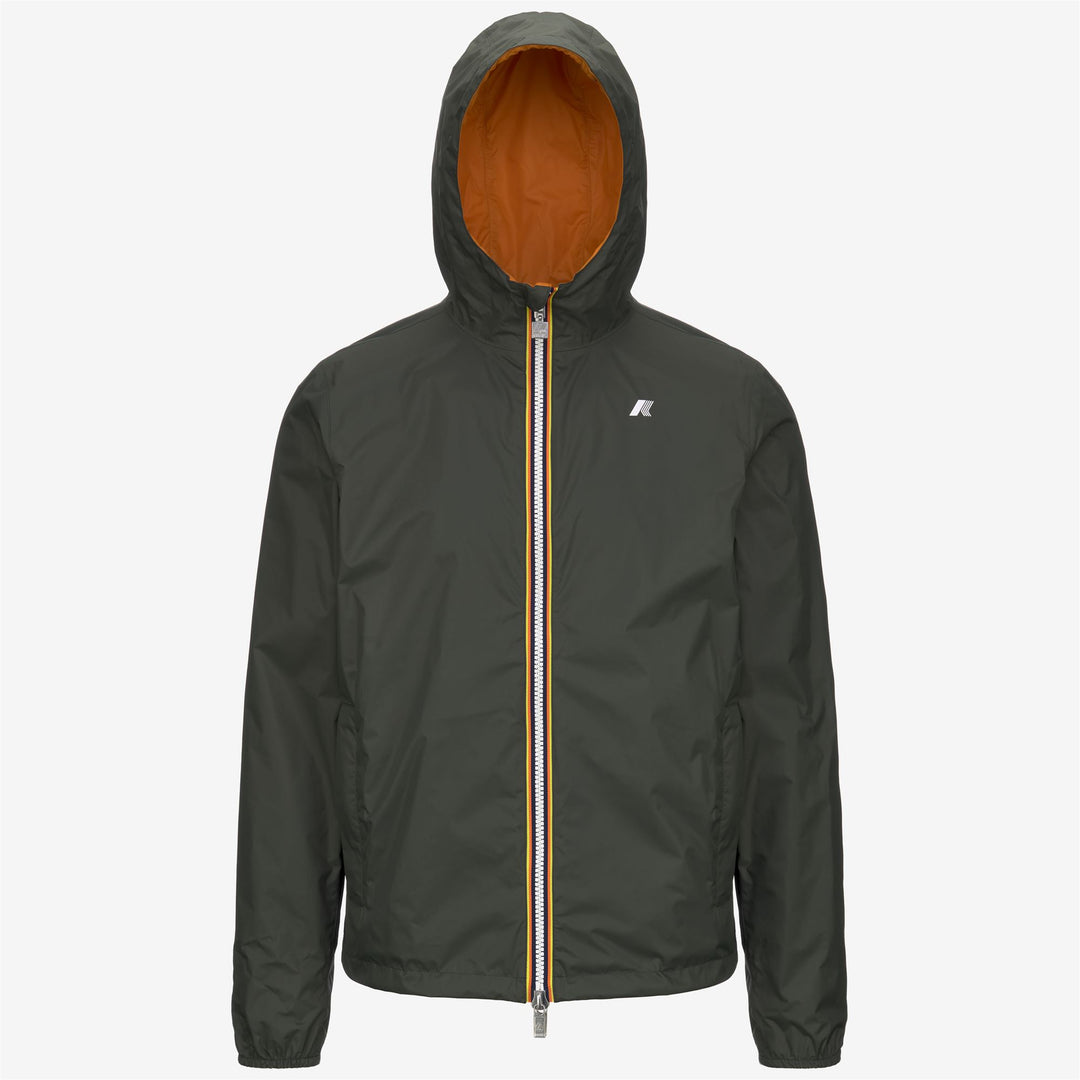 Jackets Man JAKE PLUS.2 DOUBLE Short GREEN B-ORANGE M Photo (jpg Rgb)			