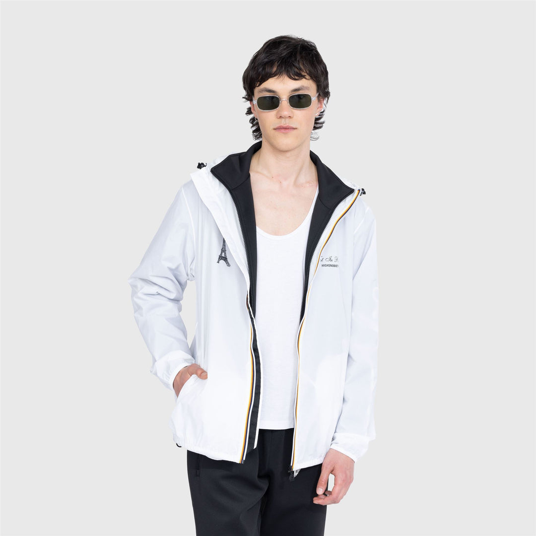 Jackets Unisex LE VRAI 3.0 CLAUDE NOT IN PARIS HIGHSNOBIETY Mid WHITE Dressed Back (jpg Rgb)		