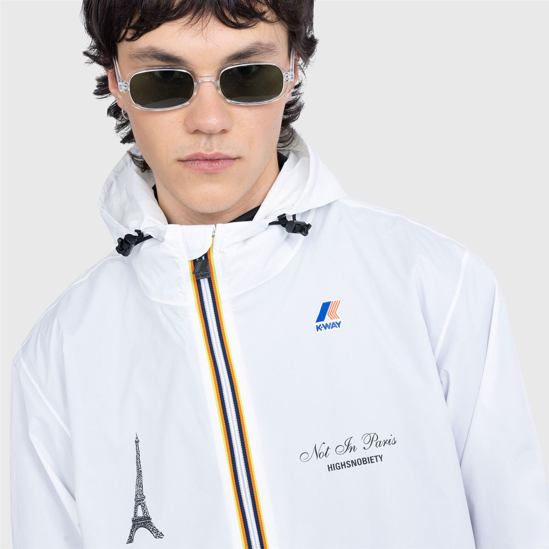 Jackets Unisex LE VRAI 3.0 CLAUDE NOT IN PARIS HIGHSNOBIETY Mid WHITE Detail Double				