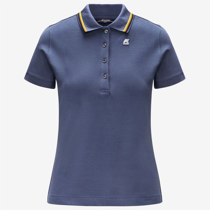 Polo Shirts Woman JEANNINE Polo BLUE INDIGO Photo (jpg Rgb)			