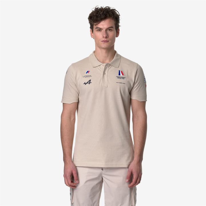 Polo Shirts Unisex DROSAY ORIENT EXPRESS TEAM AC Polo GREY VAPOR Dressed Back (jpg Rgb)		